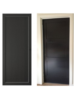 Florence Black Brown Solid timber Door