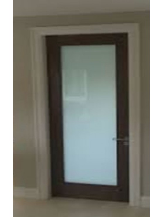 SOLID TIMBER GLASS FLUSH DOORS 3FT X 7FT
